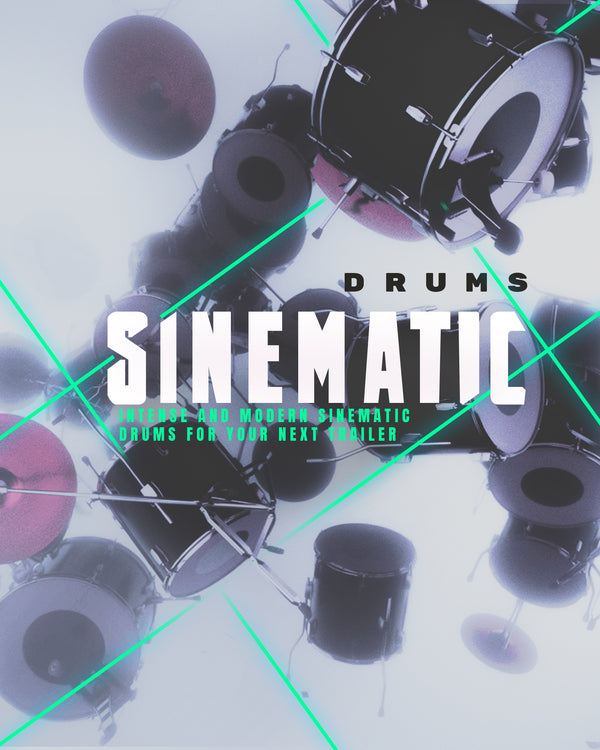 Sinematic Drums — Cinematic Experimental Drum Sample Library — SoundMorph