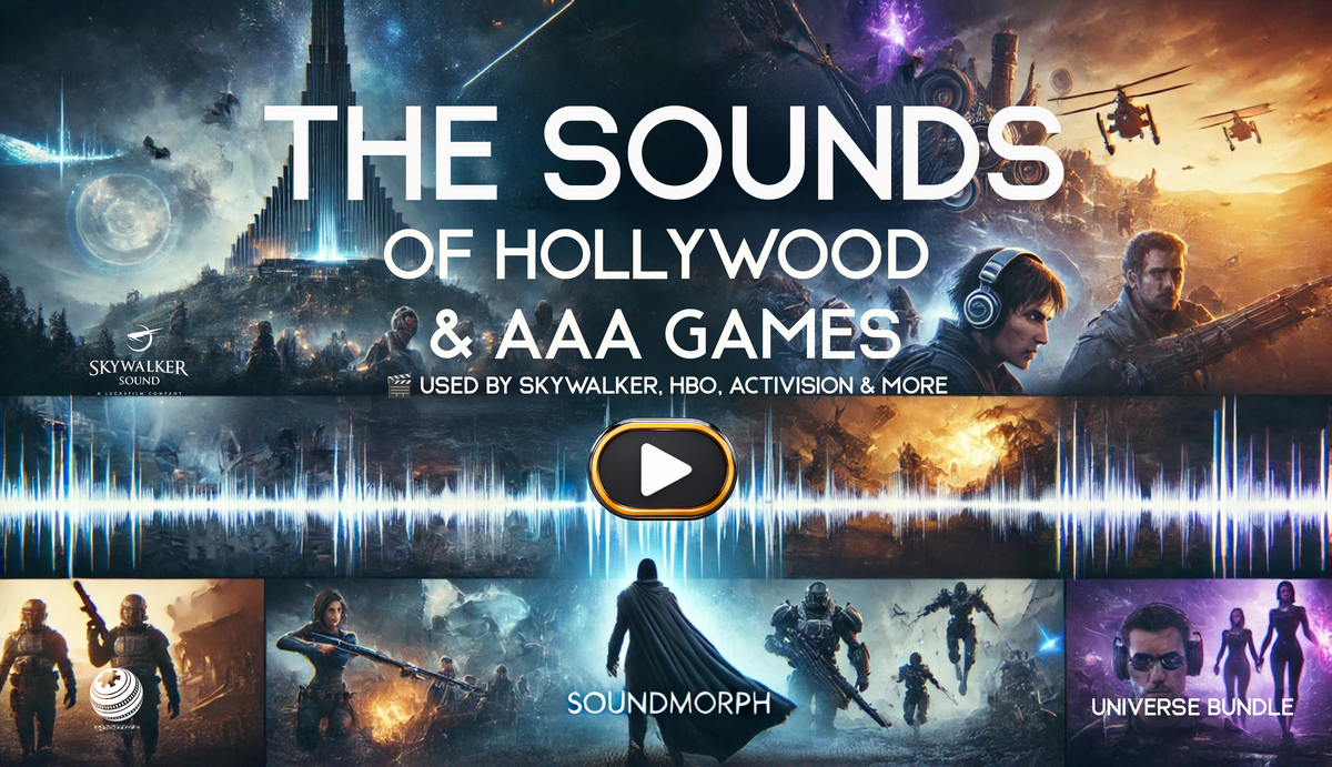 SoundMorph Universe Bundle - Our Complete Sound Library & Audio Software Collection
