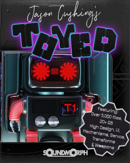 Jason Cushing's TOYED — Mechanical Toy Sound Design Library — SoundMorph