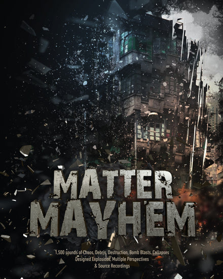 Matter Mayhem — Cinematic Destruction Impacts Sound Library — SoundMorph