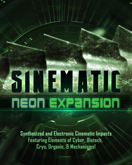 Sinematic Neon — Cyberpunk Cinematic Sound Effects Library — SoundMorph