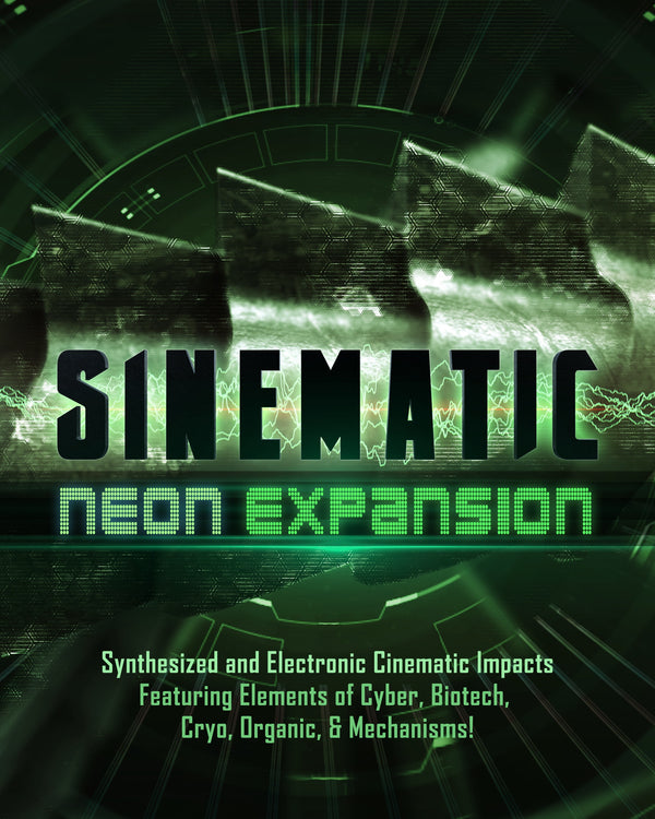 Sinematic Neon — Cyberpunk Cinematic Sound Effects Library — SoundMorph