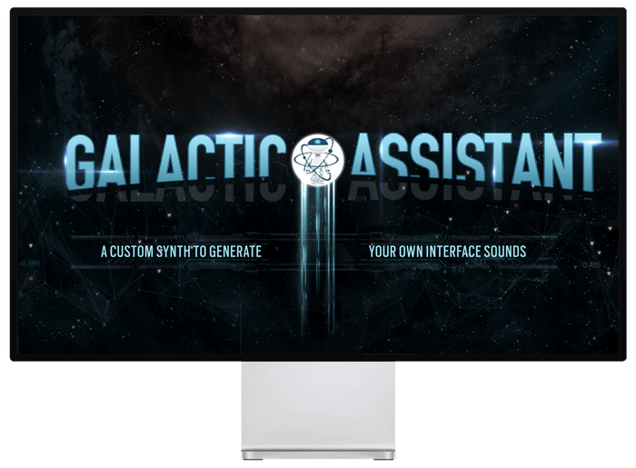 Galactic Assistant — Standalone UI Sound Design Synthesizer — SoundMorph