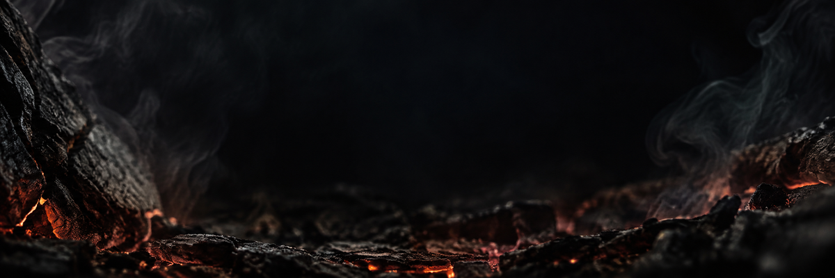 Atmospheric embers backdrop