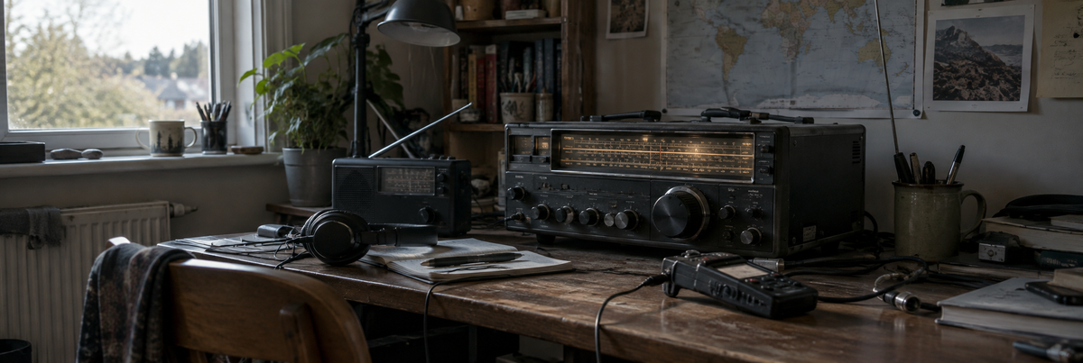 Illustrative radio interference recording setup