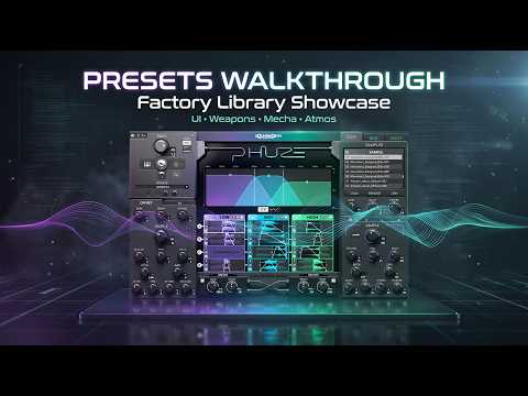 Explore the PHUZE presets